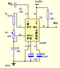 lm567通用音调译码器集成电路工作原理及应用