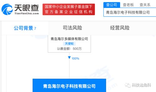 海尔成立青岛电子科技公司 布局集成电路销售与优化产业链